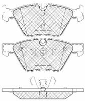 BREMBO P06040X - Juego de pastillas de freno - XTRA LINE