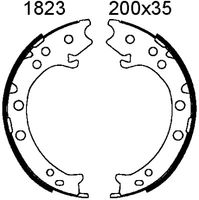 BREMBO S28519 - Juego de zapatas de frenos, freno de estacionamiento - ESSENTIAL LINE