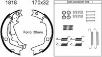 BREMBO S30528 - Juego de zapatas de frenos, freno de estacionamiento - ESSENTIAL LINE