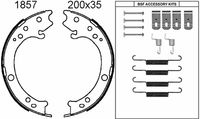 BREMBO S28517 - Juego de zapatas de frenos, freno de estacionamiento - ESSENTIAL LINE