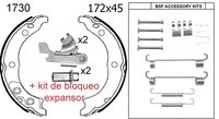 BREMBO S61541 - Juego de zapatas de frenos, freno de estacionamiento - ESSENTIAL LINE