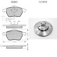 BREMBO DP85068 - Kit frenos, freno de disco - PRIME LINE - DOT 4 LV