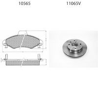 BSF 15173 - Kit frenos, freno de disco - SUPER-PAD®