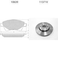 BREMBO DP68026 - Kit frenos, freno de disco - PRIME LINE - DOT 4 LV