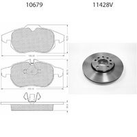 BREMBO DP59025 - Kit frenos, freno de disco - PRIME LINE - DOT 4 LV