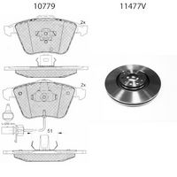 BSF 15486 - Kit frenos, freno de disco - SUPER-PAD®