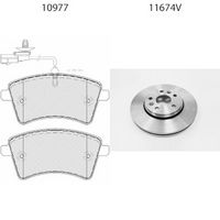 BSF 15582 - Kit frenos, freno de disco - SUPER-PAD®