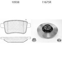 BSF 15752R - Kit frenos, freno de disco - SUPER-PAD®