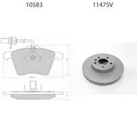 BREMBO DP85077 - Kit frenos, freno de disco - PRIME LINE - DOT 4 LV
