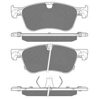 BLUE PRINT ADBP420121 - Juego de pastillas de freno