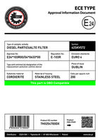 AS FD7002Q - Filtro hollín/partículas, sistema escape