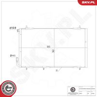 ERA 667150 - Condensador, aire acondicionado