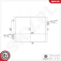 ERA 667388 - Condensador, aire acondicionado