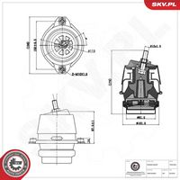 ELRING 537700 - Tapa. árbol de levas