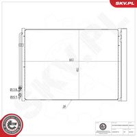 ERA 667079 - Condensador, aire acondicionado