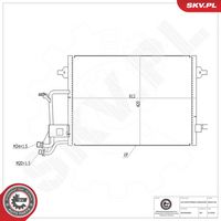 ERA 667216 - Condensador, aire acondicionado
