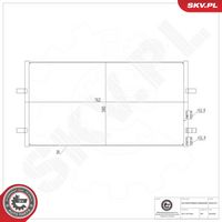 DELPHI TSP0225640 - Condensador, aire acondicionado
