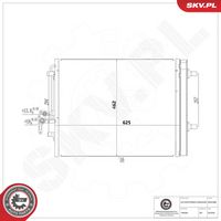 ERA 667203 - Condensador, aire acondicionado