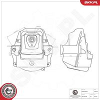 Aslyx AS507054 - Soporte, motor