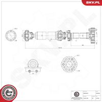 ESEN SKV 76SKV042 - Árbol de transmisión