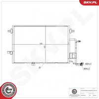 BOSCH 1986AD2213 - Condensador, aire acondicionado