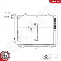 ERA 667239 - Condensador, aire acondicionado