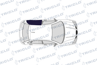 TRICLO 133541 - Cerradura de puerta