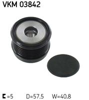 SKF VKM03842 - Rueda libre alternador