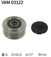 SKF VKM 03122 - Rueda libre alternador