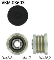 SKF VKM03603 - Rueda libre alternador