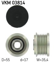 SKF VKM 03814 - Rueda libre alternador