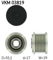 SKF VKM03819 - Rueda libre alternador