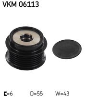 SKF VKM 06113 - Rueda libre alternador