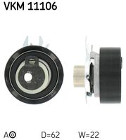 SKF VKM 11106 - Polea tensora, correa dentada