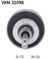 SKF VKM31098 - Polea inversión/guía, correa poli V