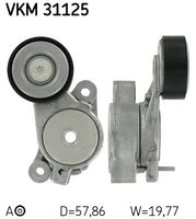 SKF VKM31125 - Tensor de correa, correa poli V