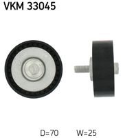 SKF VKM 33045 - Polea inversión/guía, correa poli V