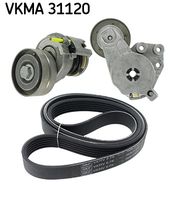 RIDEX 542R0449 - Juego de correas trapeciales poli V