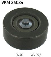 SKF VKM 34034 - Polea inversión/guía, correa poli V