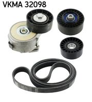 RIDEX 310T0155 - Polea tensora, correa poli V