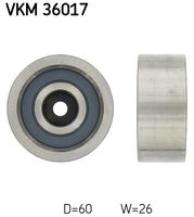 SKF VKM36017 - Polea inversión/guía, correa poli V