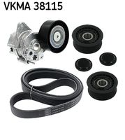 SKF VKMA 38115 - Juego de correas trapeciales poli V