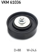 SKF VKM61036 - Polea inversión/guía, correa poli V