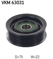SKF VKM63031 - Polea inversión/guía, correa poli V