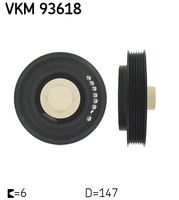 SKF VKM93618 - Polea, cigüeñal