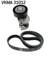 SKF VKMA 31012 - Juego de correas trapeciales poli V