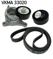 SKF VKMA33020 - Juego de correas trapeciales poli V