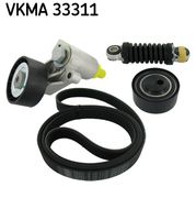 SKF VKMA33311 - Juego de correas trapeciales poli V