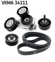 SKF VKMA34110 - Juego de correas trapeciales poli V