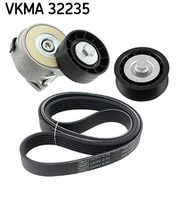 SKF VKMA32201 - Juego de correas trapeciales poli V